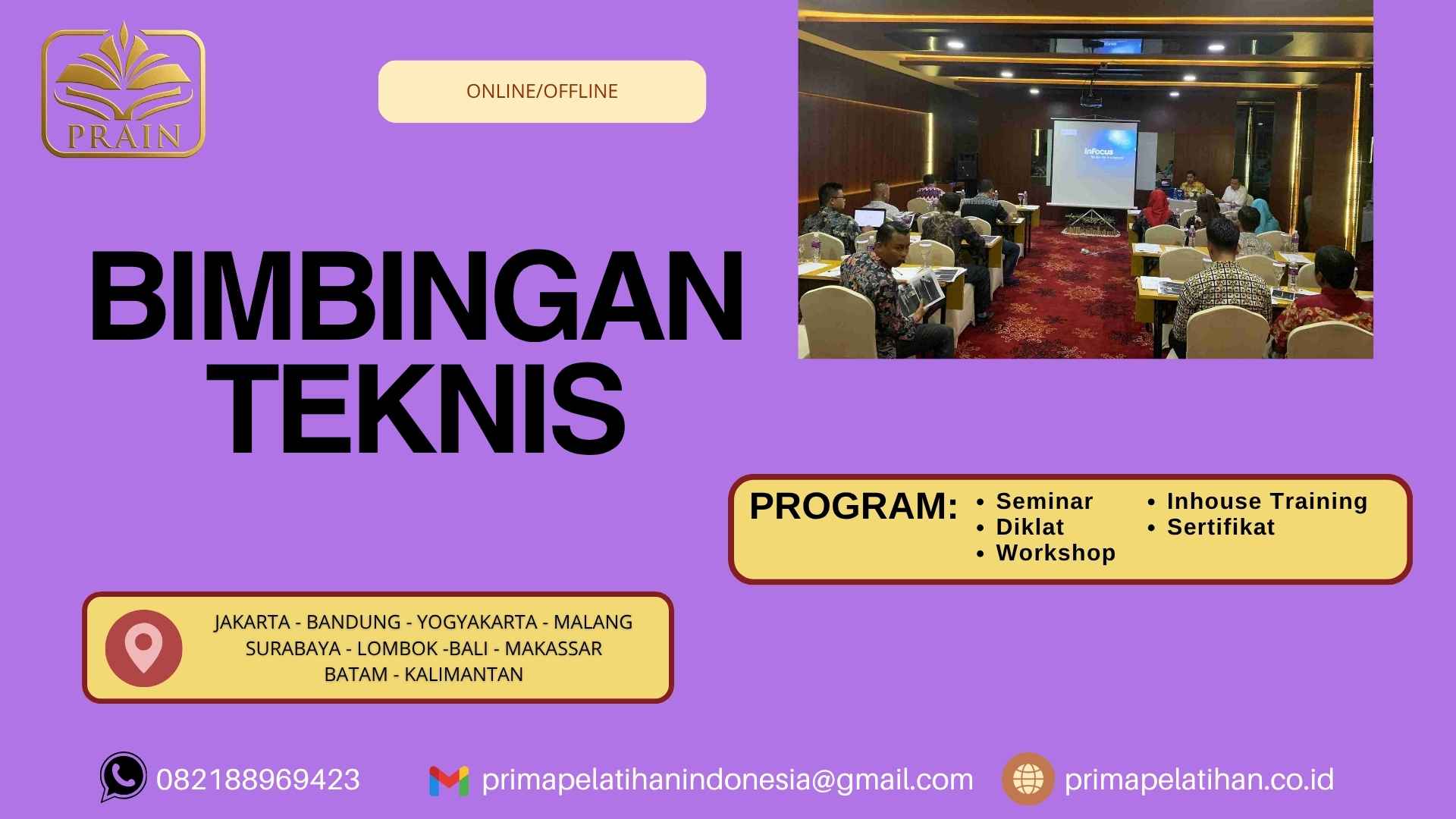 Bimtek Pengelolaan Analisis dan Evaluasi Produk Hukum Daerah bagi ASN dan Pejabat Pemerintah yang Profesional Akuntabel dan Berbasis Regulasi Terbaru