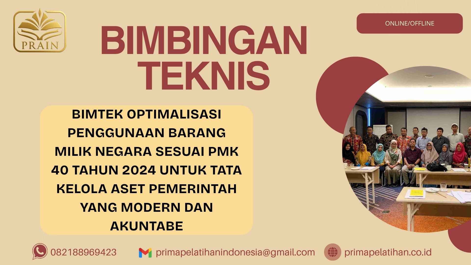 Bimtek Optimalisasi Penggunaan Barang Milik Negara Sesuai PMK 40 Tahun 2024 untuk Tata Kelola Aset Pemerintah yang Modern dan Akuntabe Terbaru