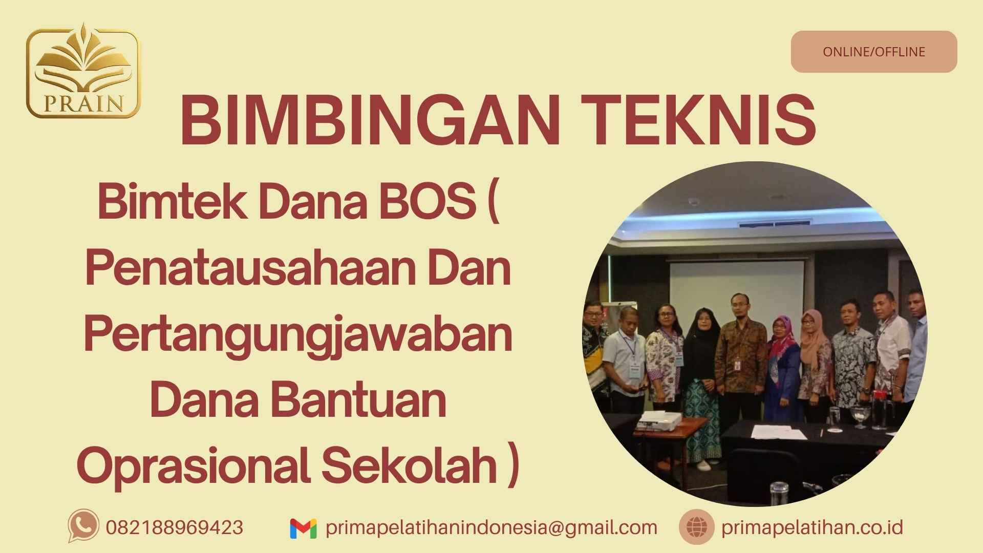 Bimtek Dana BOS: Strategi Modern Penatausahaan dan Pertanggung jawaban ...
